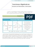 Funciones Algebraicas. Dominio de Polinomiales y Racionales