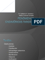 Fenómenos Cadavéricos Tardíos