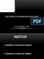 Deveres e Valores Dos Militares