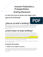 Cómo Hacer Un Briefing de Tu Campaña