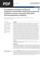 Investigation of Tensile and Flexural Properties o