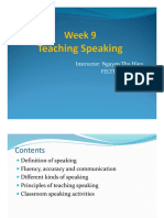 Teaching Speaking