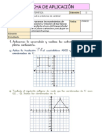 6TO - MAT - FICHA 4 - SEMANA 04 - Traslación de Figuras en El Plano Cartesiano