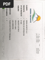 Diagrama Tablero de Distribución 220v