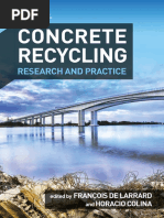 Concrete Recycling - Research and Practice