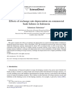 Effects of Exchange Rate Depreciation On Commercial Bank Failures in Indonesia