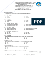 Soal Pas Ganjil Bahasa Arab IX