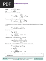 Control System Assignments