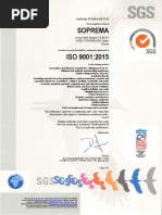 Soprema Iso 9001 en