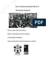 La Arquitectura y Urbanismo Del Periodo de La Revolución Industrial