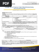 Code of Ethics For Professional Accountants