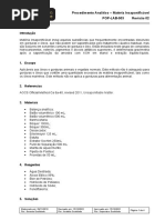 POP-LAB-003 Proc. Analítico - Matéria Insaponificável Rev 02