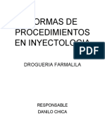 Normas de Procedimientos en Inyectologia