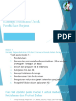 Diseminasi Modul KB Pendidikan Sarajana Dan Profesi Bidan