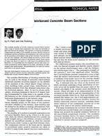 Ductility of Doubly Reinforced Concrete Beam Sections