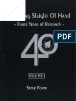 Gambling Sleight of Hand Volume One (Steve Forte)