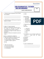 Examen Diagnostica Tutoria 2023 - 3ero y Academa