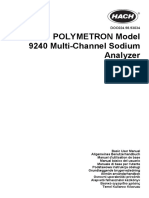 Polymetron Model 9240 Multi-Channel Sodium Analyzer