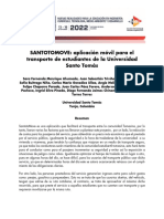 SANTOTOMOVE Aplicación Móvil para El Transporte de Estudiantes de La Universidad Santo Tomás