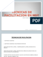 Tecnicas de Facilitacion en NDT: Licda Teresa Gabriela Coyoy Barrera de Barrios