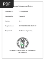 Industrial Management System: Submitted To: Dr. Amjad Shah