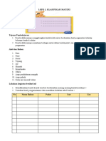 LKPD 1. Klasifikasi Materi