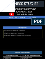 40 Most Important Questions Business Studies SPCC