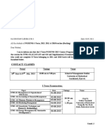 Pgdenm-I-Term-2013 CP and Exam Schedule New