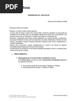 Comunicado 001-2023-DG-SR