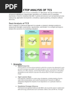 Swot and Etop Analysis of TCS