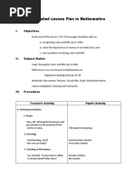 Cs4-Lesson Plan in Math - Iii