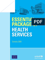 Essential Package of Health Services 2009