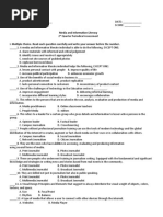 MIL Exam 2nd Quarter