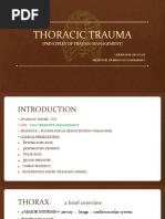 Thoracic Trauma