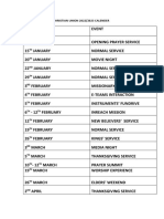 Rucu 2022-2023 Calender