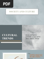 New Society and Culture