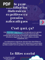 Guide Pour Identifier Les Distorsions Cognitives Pensées Automatiques