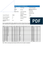 Repayment Schedule - 20 - 06 - 00