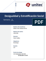 Ensayo Desigualdad y Estratificacion Social