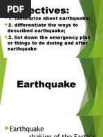 Presentation Earthquake