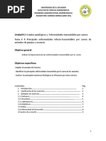 Principales Enfermedades Infecto Transmisibles Por Carnes de Animales de Granja y Zoonosis.