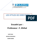 Styles de Direction