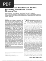 Effects of A 12 Week Strength Training P