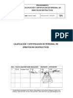 Pcc-Sat-C-01. Calificacion y Certificacion Del Personal