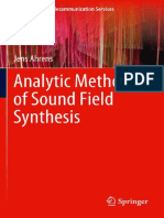 Analytic Methods of Sound Field Synthesis - Jens Ahrens