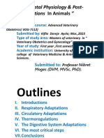 Neo-Natal Physiology and Post-Natal Adaptations