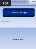 Cours Hydrologie EUROMED. (5 S2)