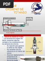 1 Sensor de Oxigeno de Titanio