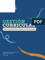 GESTIÓN CURRICULAR - para La Reactivación Integral de Aprendizajes