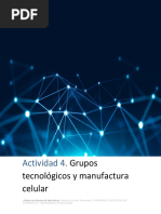 Actividad 4. Grupos Tecnológicos y Manufactura Celular - ET